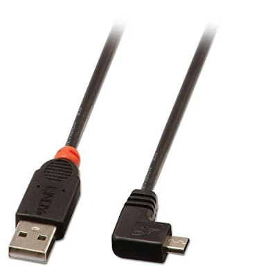 Afbeelding van Kabel USB 2.0a naar Micro B LINDY 31977 2 m Zwart