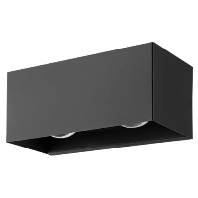 Afbeelding van EGLO Lesmo Wandlamp Buiten LED 24 cm Zwart