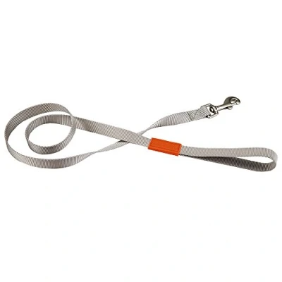 Afbeelding van Bz nylon hondenriem lichtgrijs 120 cm x 20 mm