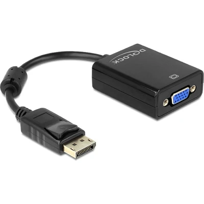 Afbeelding van DisplayPort naar VGA adapter 0.1 m Delock