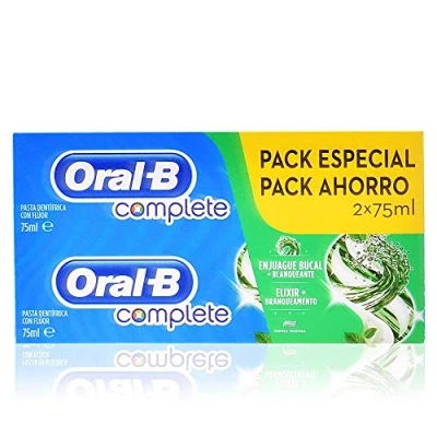 Afbeelding van Oral B Tandpasta Complete 2 stuks