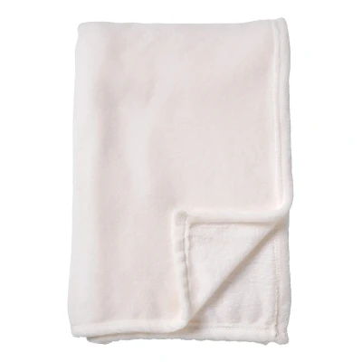 Afbeelding van Dutch Decor OWEN Plaid 130x160 cm coral fleece deken heerlijk zacht Snow White offwhite