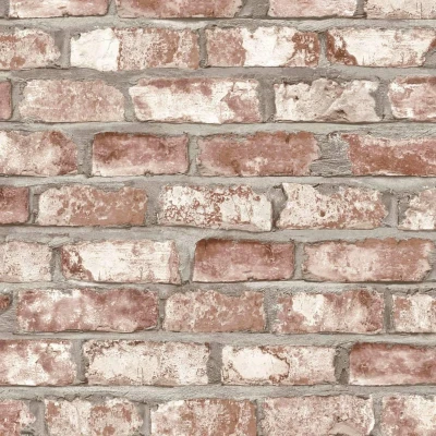 Afbeelding van Behang bakstenen rood EW3102