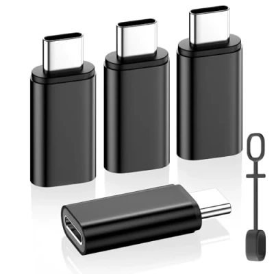 Afbeelding van MoKo Lightning Female naar USB C mannelijke adapter, adapter voor iPhone 15/16 Pro/16 Pro Max/Plus, Galaxy S24, iPad, opladen/datasynchronisatie, niet