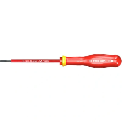 Image de FACOM AT3X100VE Tournevis ProTwist isolé à 1000V pour vis fente 3 x 100 mm
