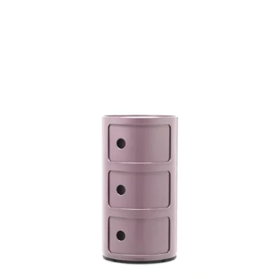 Afbeelding van Kartell Componibili Kast 3 Modules Mauve