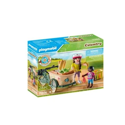 Image de Playmobil Country 71306 Cycliste avec vélo et remorque avant