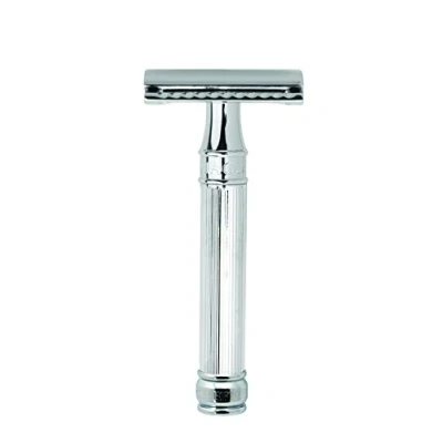 Afbeelding van Edwin Jagger DE89L double edge safety razor lijnen chroom
