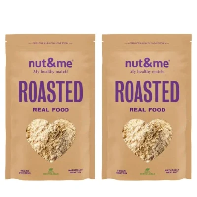Image de Beurre d&#039; arachide en poudre Sans matières grasses 400 gr nut&amp;me 100% naturel et végétalien Peanut Butter Powder gluten Pack 2 x 200 g