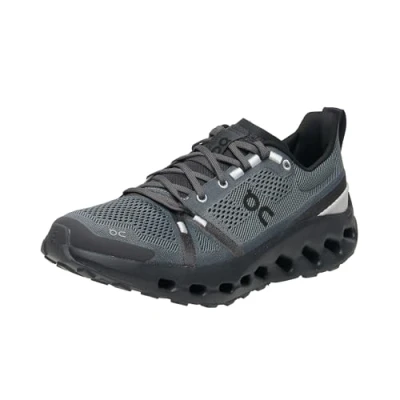 Afbeelding van On Cloudsurfer Trail hardloopschoenen Eclipse black, Dames, Maat: 42.5, black Polyester