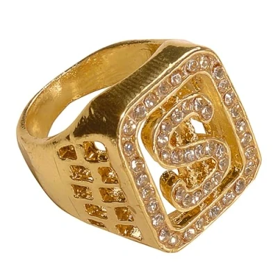 Image de Bague dollars strass adulte taille unique