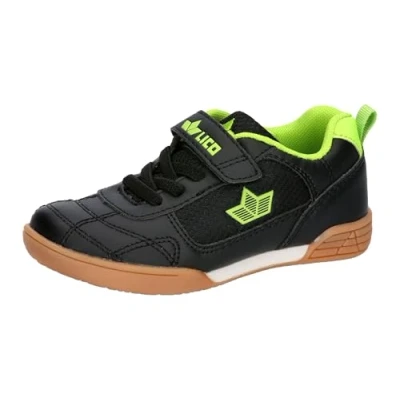Afbeelding van Lico Bernie V Multisport Indoorschoenen, uniseks, kinderen, Zwart en Groen