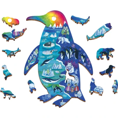 Afbeelding van Ludattica woody puzzel pooldieren 48st