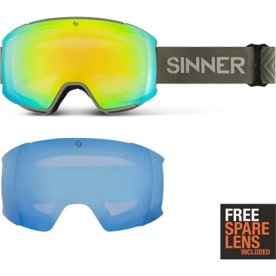 Afbeelding van Sinner BOREAS skibril Mosgroen Sintrast® Lens