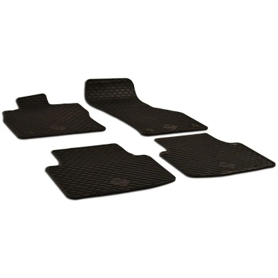 Afbeelding van WALSER 50809 Vloermatset Rubber voor en achter 4 Zwart Op maat gemaakt VOLKSWAGEN: Passat B8 Variant, Saloon