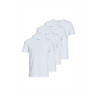Afbeelding van Jack &amp; Jones 4 PACK Tshirt basic, Heren, Maat: XL, Weiß