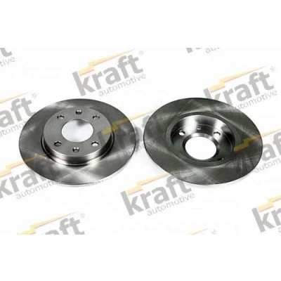 Afbeelding van KRAFT Remschijf PEUGEOT: 206 Hatchback, 306 Saloon, 106 II CITROËN: Saxo Hatchback 247, 247,0mm 10,0mm 4 gat volledig 6045510 91508338