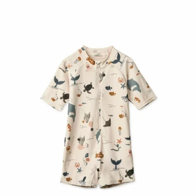 Afbeelding van Liewood MAX Unisex Badpak voor kinderen, Maat: 104, Sandy