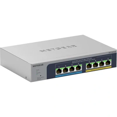 Image de NETGEAR Smart MS108TUP Commutateur L3 Lite intelligent 4 x 100/1000/2.5G (PoE++) + (PoE+) de bureau, Montable sur rack PoE++ (230 W)