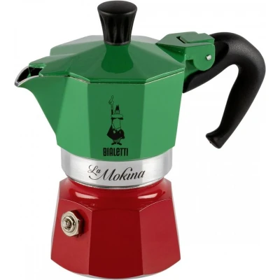 Afbeelding van Bialetti La Mokina Percolator Tricolore