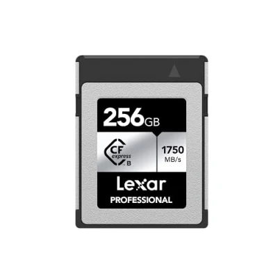Afbeelding van Lexar Professional SILVER Series CFexpress kaart 256 GB, CFe type B tot 1750 MB/s lezen, PCIe Gen3x2 goedgekeurd, CF geheugenkaart compatibel met DSLR (LCXEXSL256G RNENG)