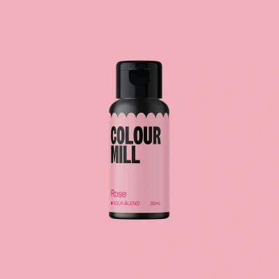 Afbeelding van Colour Mill Aqua Blend Voedingskleurstof op Waterbasis Rose 20 ml