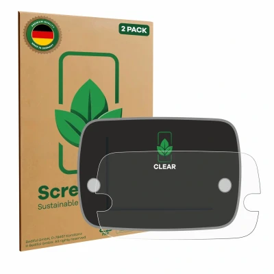 Afbeelding van ScreenLeaf Screenprotector voor Fiat 500 Series 8 2020 Uconnect 7&quot; Duurzame schermbescherming Folie Beschermfolie transparant (2 Stuks)