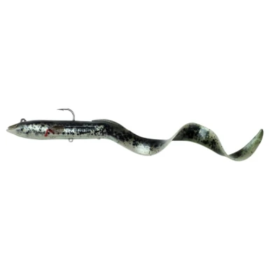 Afbeelding van Savage Gear 4D Real Eel Shad Black/Green/Pearl Php 20cm (38g)