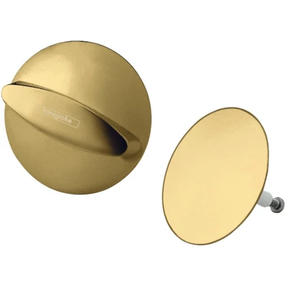 Afbeelding van Hansgrohe Flexaplus afbouwdeel E afvoer en overloopgarnituur Polished