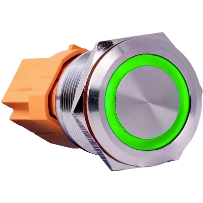 Afbeelding van Joy it Button22C 01 Schakelaar 250 V Continu Groen (Ø x l) 24.80 mm 34.50 IP67, IK10 1 stuk(s)