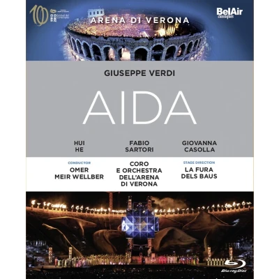 Afbeelding van Orchestra E Coro Dell Arena Di Verona Verdi: Aida (Blu ray)