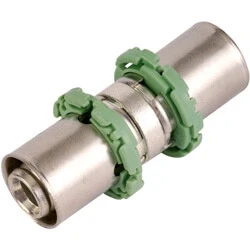 Afbeelding van Comap MultiSkin messing perskoppeling recht 26 (water)