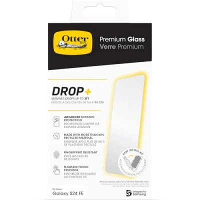 Afbeelding van OtterBox Premium Glass (1 Stuk, Samsung Galaxy S24 FE), Smartphone beschermfolie, Transparant