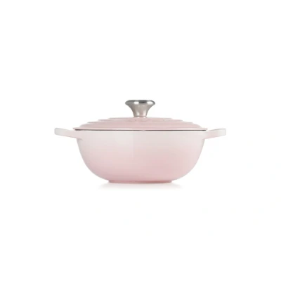 Afbeelding van Le Creuset Gietijzeren Marmite In Shell Pink 24cm 4,8l