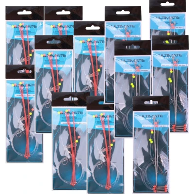 Afbeelding van Ultimate Sea Rig Pack Zeevis onderlijnen (12 stuks)