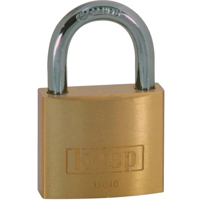 Afbeelding van Kasp K12040A1 Hangslot 40 mm Gelijksluitend Goud geel Sleutelslot
