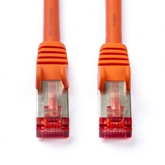 Afbeelding van Netwerkkabel Cat6 S/FTP 15 meter (100% koper, LSZH, Oranje)