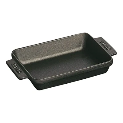 Afbeelding van Staub schaal mini rechthoekig 15 x 11 cm zwart