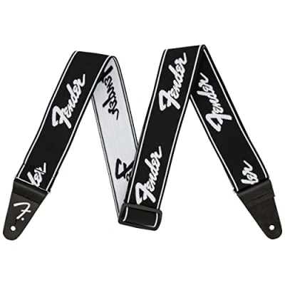 Afbeelding van Fender Gewichtsriem Running Logo, Zwart/Wit
