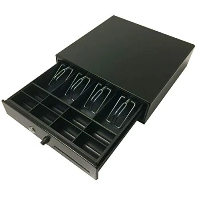 Afbeelding van ACROPAQ Kassalade 33 x cm, Opening per drukknop Zwart AC335PBK