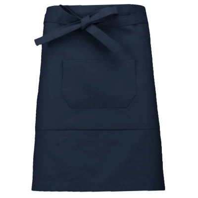 Afbeelding van Schort/Tuniek/Werkblouse Unisex One Size Kariban Navy 65% Polyester, 35% Katoen