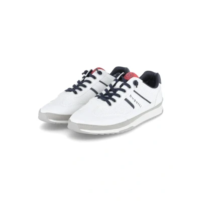 Afbeelding van bugatti Sneakers laag, Heren, Maat: 41, Weiß Kunststof