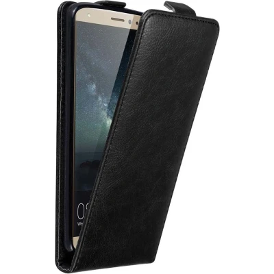 Afbeelding van Cadorabo Hoesje geschikt voor Huawei MATE S in ZWARTE NACHT Beschermhoes flip design Case Cover met magnetische sluiting