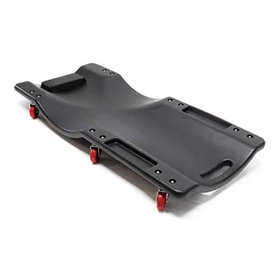 Afbeelding van WilTec Plastic creeper Rolling board Mechanics Werkplaats Garage 92x41x9.5cm max 90kg