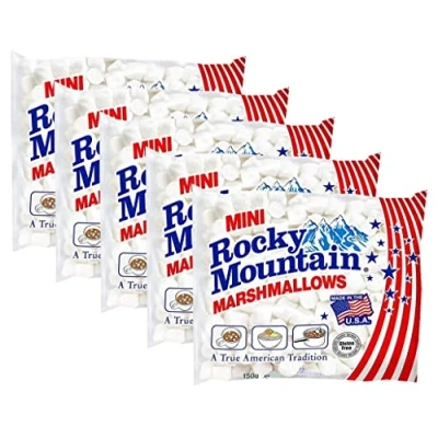 Afbeelding van Rocky Mountain Set van 5 originele mini marshmallows 150 g, (5 x g)