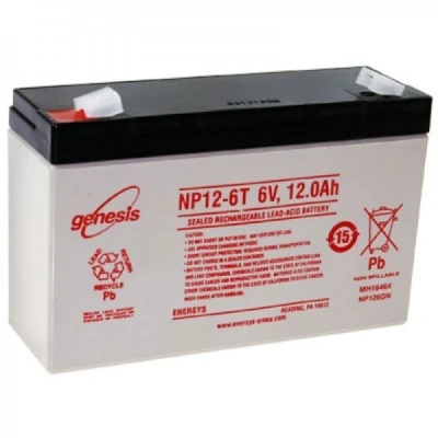 Afbeelding van Hawker NP12 6 accukabel PB volt 12Ah met Faston 6,3 mm contacten