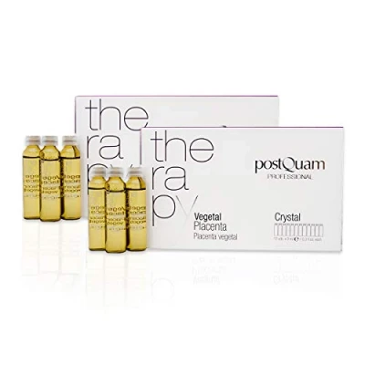 Image de PostQuam Pack Ampoules de Placenta Vegetal pour Cheveux Stimule la Circulation et Prévient Chute des 24 9 ml