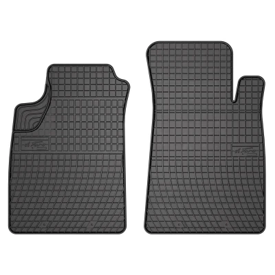 Afbeelding van FROGUM 0649P Vloermatset Rubber Voor 2 Zwart Op maat gemaakt RENAULT: Kangoo I Express