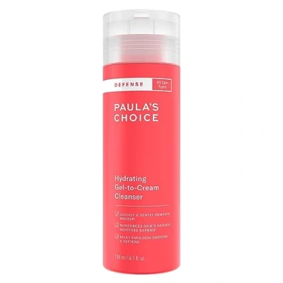 Afbeelding van Paula&#039;s Choice DEFENSE Reinigingsgel voor het gezicht, verwijdert make up en versterkt de natuurlijke huidbarrière, met aminozuren laurinezuur, alle huidtypes, 198 ml