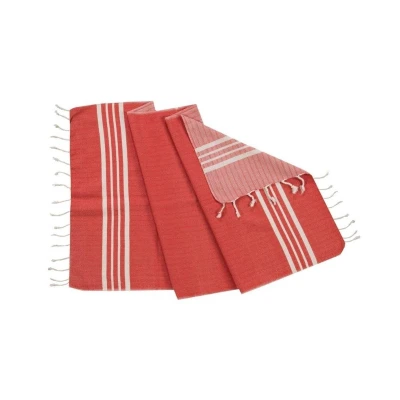 Afbeelding van Kleine Hamamdoek Krem Sultan Red van Lalay